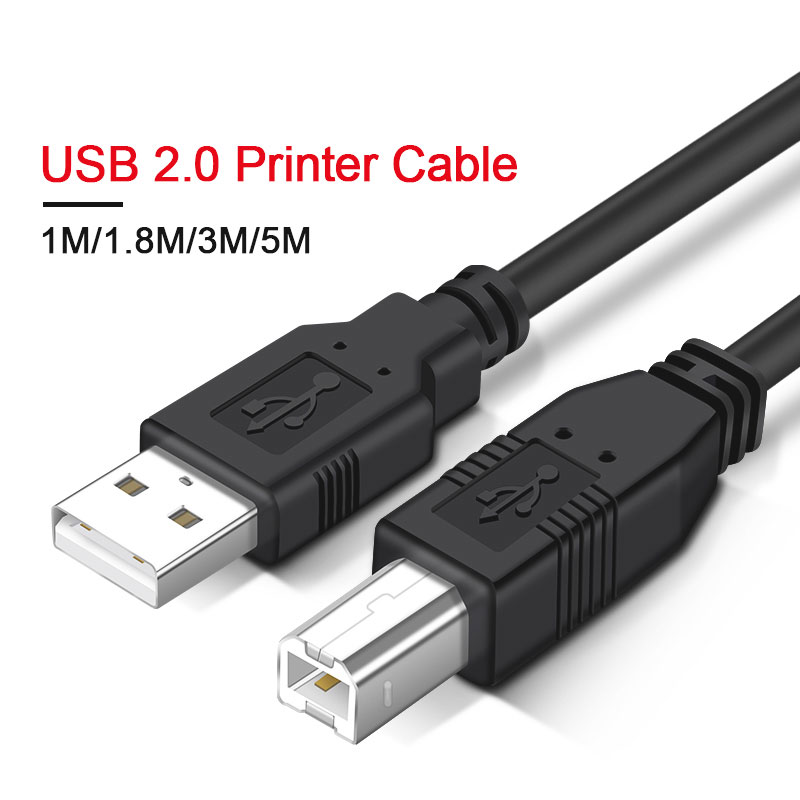 USB 2.0 Drucker kabel USB Typ A zu B männlich zu männlich Drucker kabel für Canon Epson HP ZJiang Label DAC USB Drucker